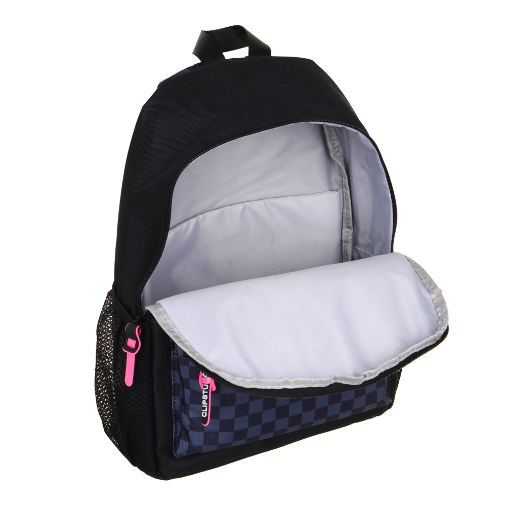 Рюкзак подростковый, 41x29x18см, "Стиль всегда прав", 1 отд., 4 карм., плотный ПЭ, пласт.пулеры, арт.№ 254-680