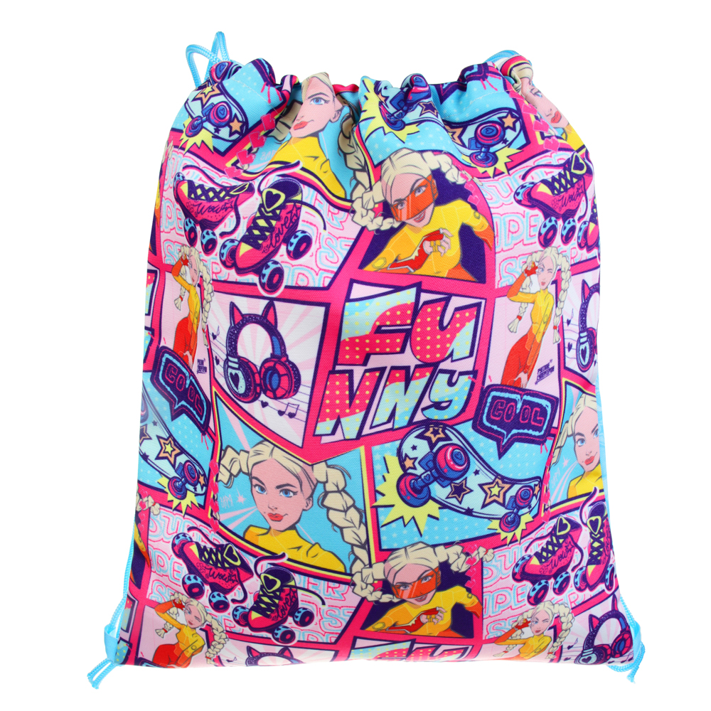 BY Русские Супергерои Мешок для обуви, 39х47см, сверхплотный п/э, 2-сторонняя печать "Заря фэшн", арт.№ 233-014