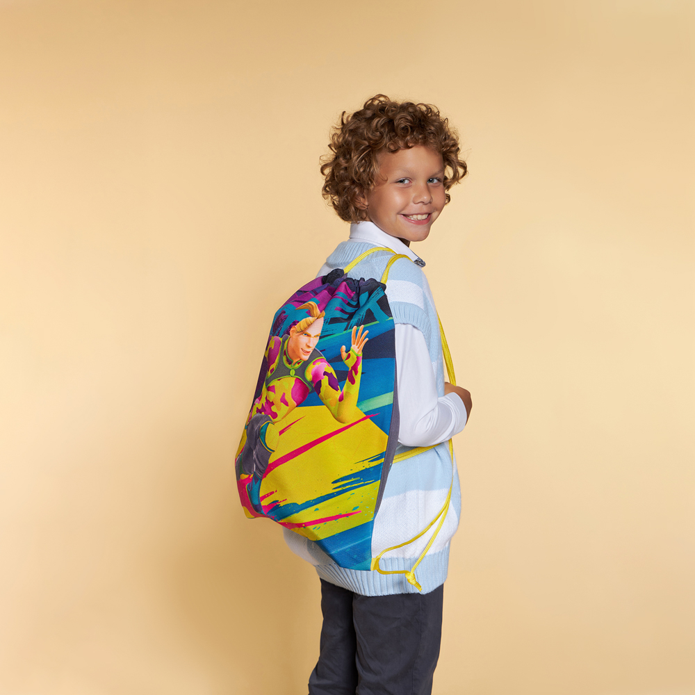 BY Русские Супергерои Мешок для обуви, 39х47см, сверхплотный п/э, 2-сторонняя печать "Конек", арт.№ 233-015