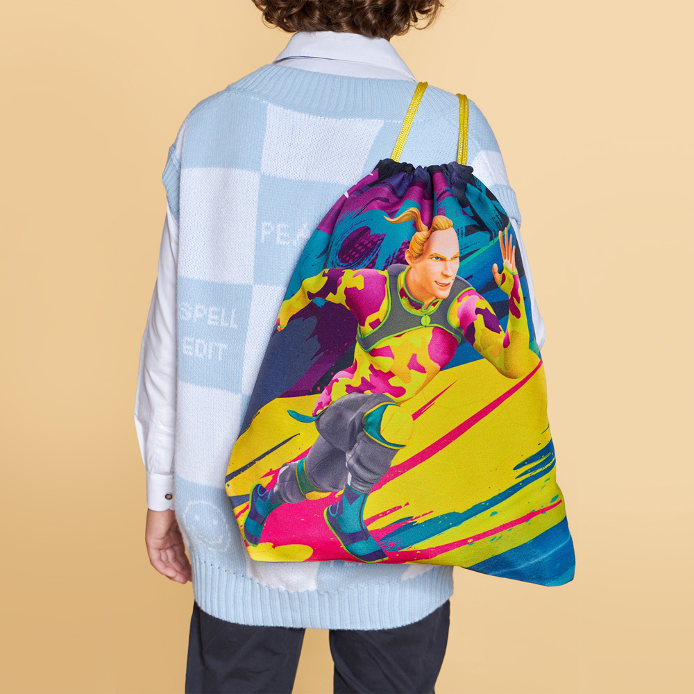 BY Русские Супергерои Мешок для обуви, 39х47см, сверхплотный п/э, 2-сторонняя печать "Конек", арт.№ 233-015