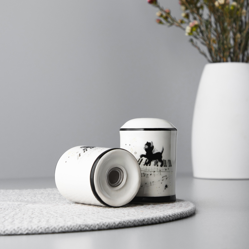 MILLIMI Котейка Набор для соли и перца, 4,5х6,5см, керамика, арт.№ 824-129