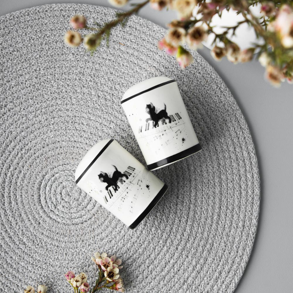 MILLIMI Котейка Набор для соли и перца, 4,5х6,5см, керамика, арт.№ 824-129