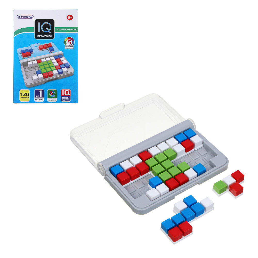 ИГРОЛЕНД Настольная игра "Эрудиция", ABS, 3 дизайна, арт.№ 896-054