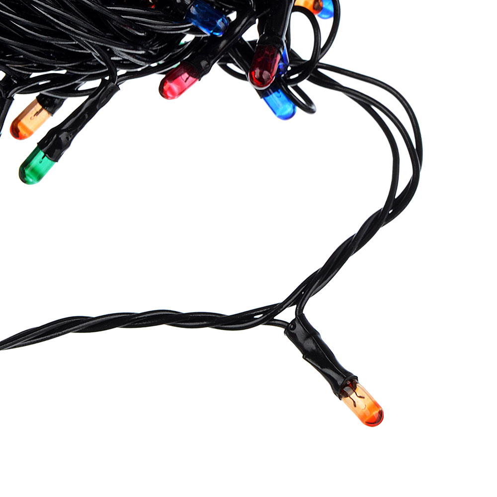 Гирлянда сетка 1,5x1,5 м СНОУ БУМ, 144 LED ламп, свечение мультицвет, ПВХ черный, 8 режимов, 220В, арт.№ 362-081
