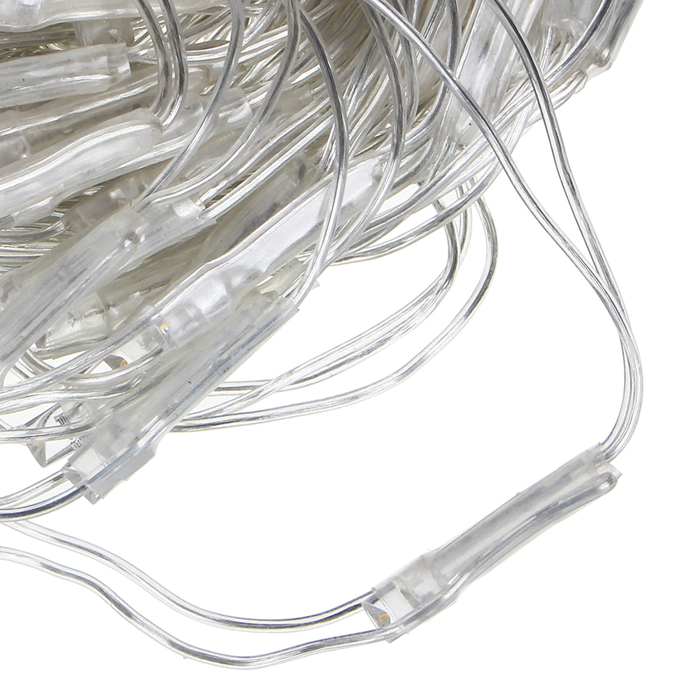 Гирлянда сетка 1,6x1,6 м СНОУ БУМ, 144 LED ламп, постоянное свечение шампань, ПВХ прозрачный, 220В, арт.№ 362-086