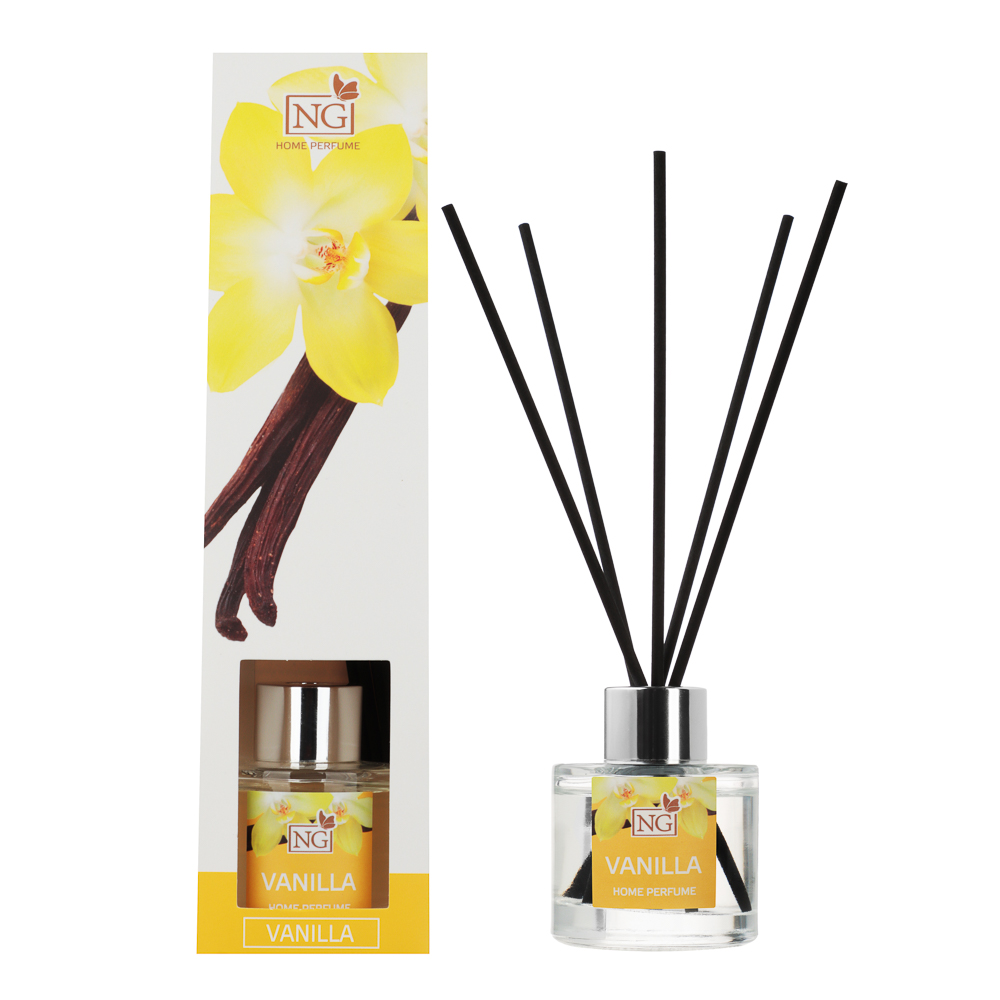 NEW GALAXY Ароматизатор диффузор, 40 мл., 6 ароматов (бабл гам,лаванда,океан,ваниль,корица,лайм), арт.№ 778-080