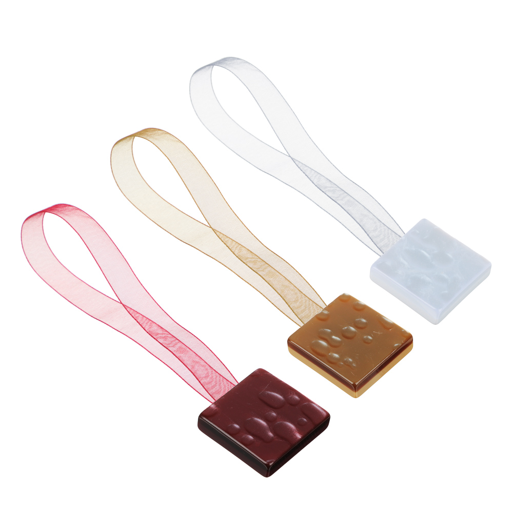 PROVANCE Подхват для штор магнитный 1-сторонний,"Квадрат", 3,5х3,5см, 3 цвета, арт.№ 491-429