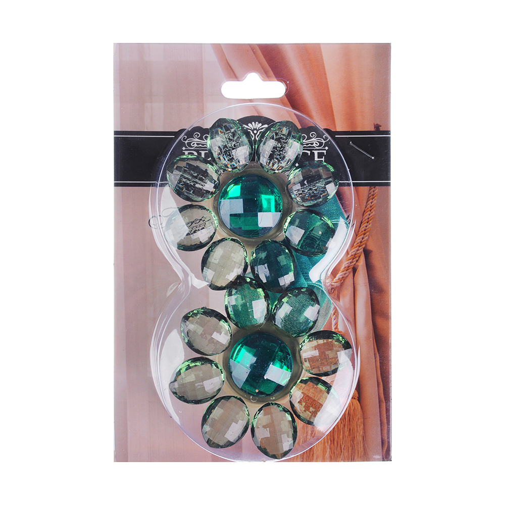 PROVANCE Подхват для штор магнитные, 2шт., пластик, "Тренд", 5 цветов, арт.№ 491-428