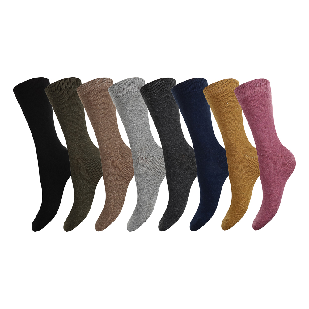 Носки женские "полушерсть" гладкие, тм RS, 65% полушерсть, 15% акрил, 10% спандекс, 10% эл, р. 36-39, арт.№ 019-511