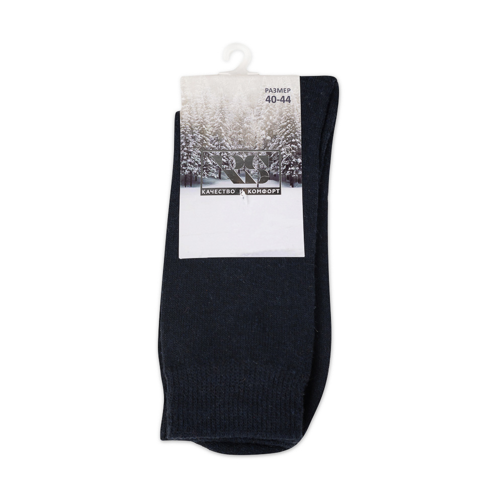 Носки мужские "полушерсть", тм RS, 65% полушерсть, 15% акрил, 10% спандекс, 10% эластан, р.40-44, арт.№ 019-512