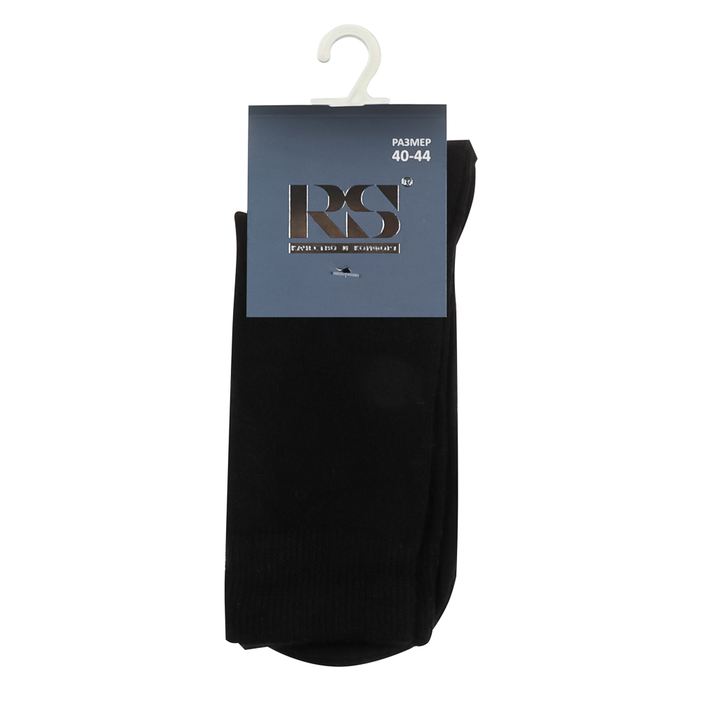 Носки мужские "полушерсть", тм RS, 65% полушерсть, 15% акрил, 10% спандекс, 10% эластан, р.40-44, арт.№ 019-512