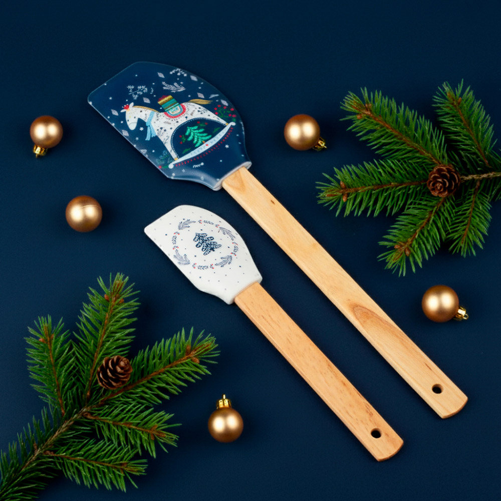 Новогодняя коллекция Нордик Набор 2 пр., лопатки силиконовые, арт.№ 856-219