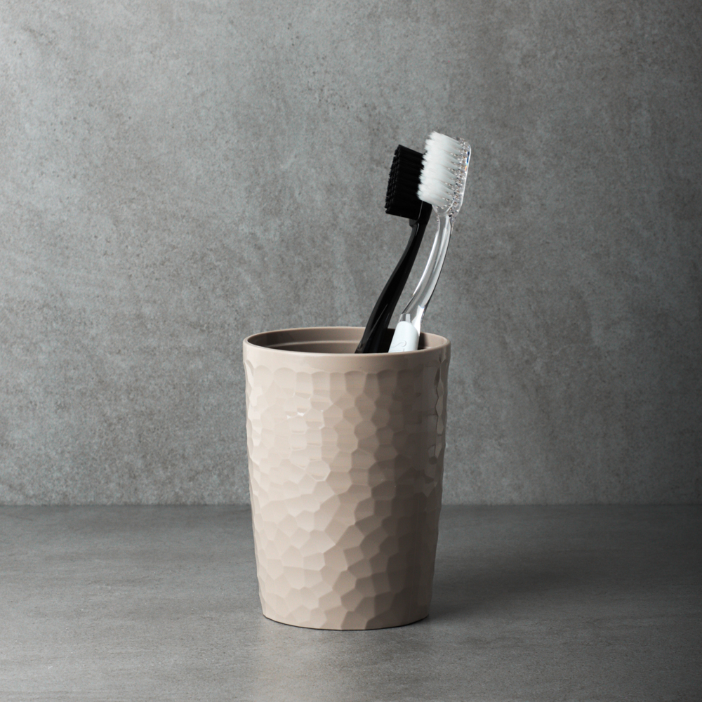 Стаканчик для ванной "Tule" 350мл, бежевый, арт.№ 463-422