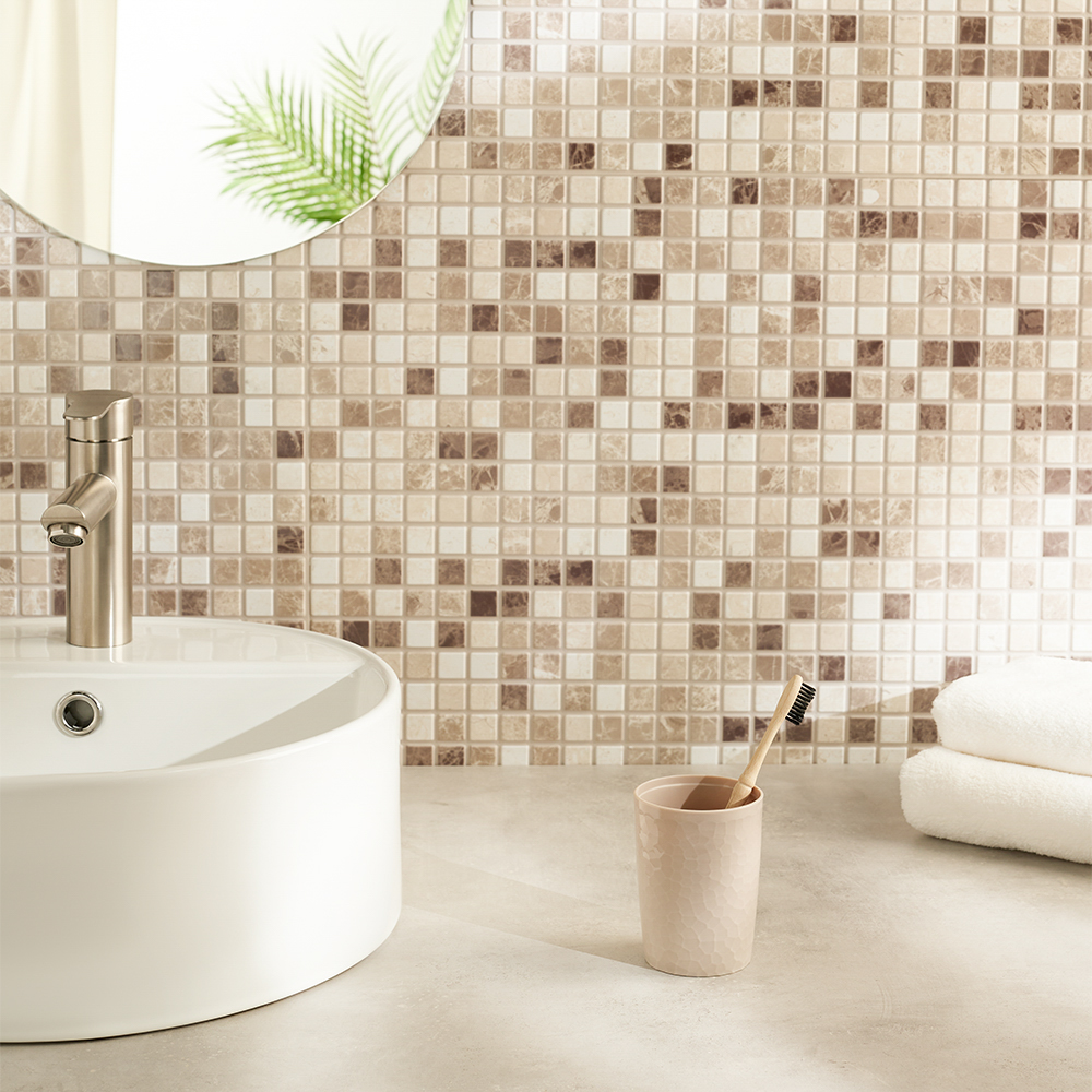 Стаканчик для ванной "Tule" 350мл, бежевый, арт.№ 463-422