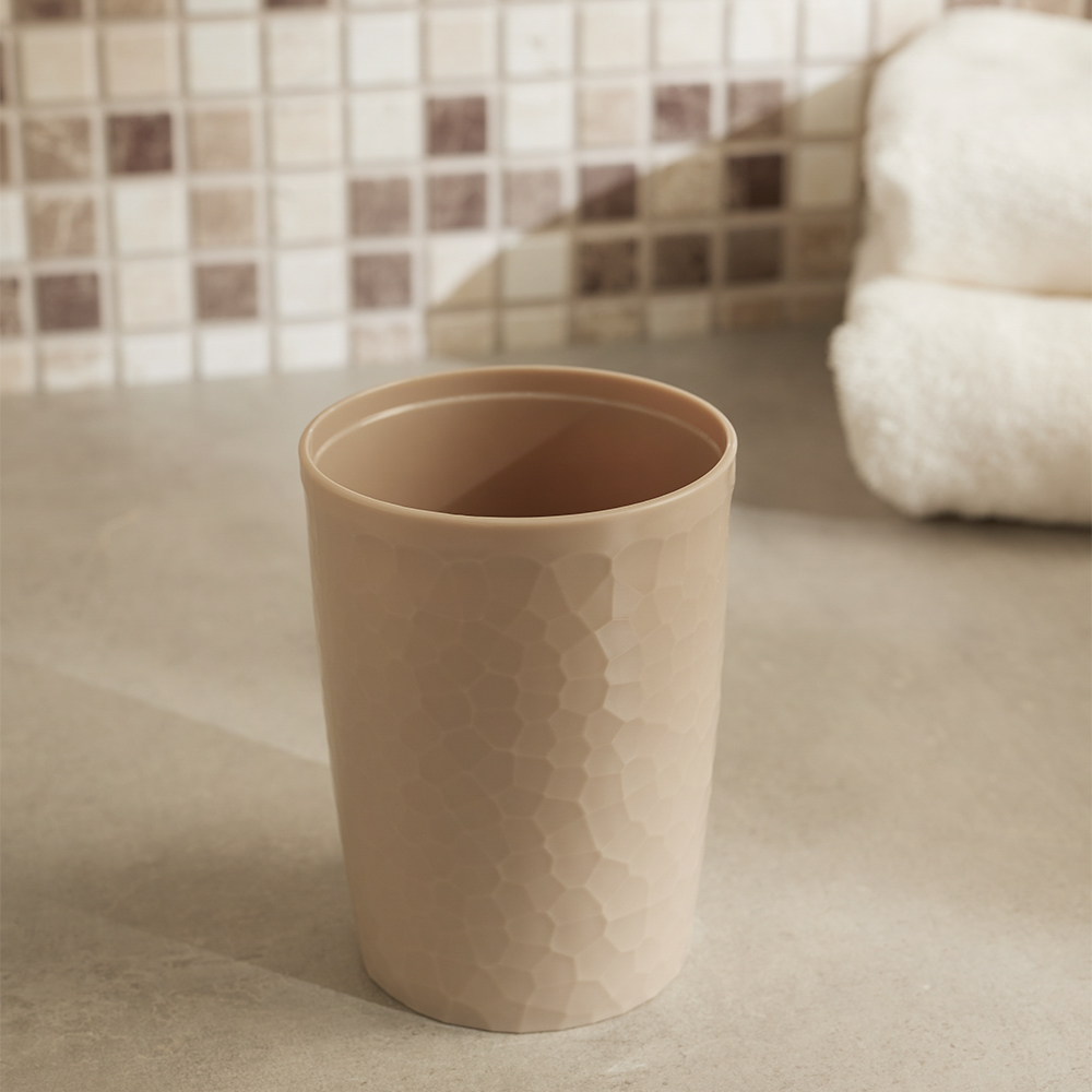 Стаканчик для ванной "Tule" 350мл, бежевый, арт.№ 463-422