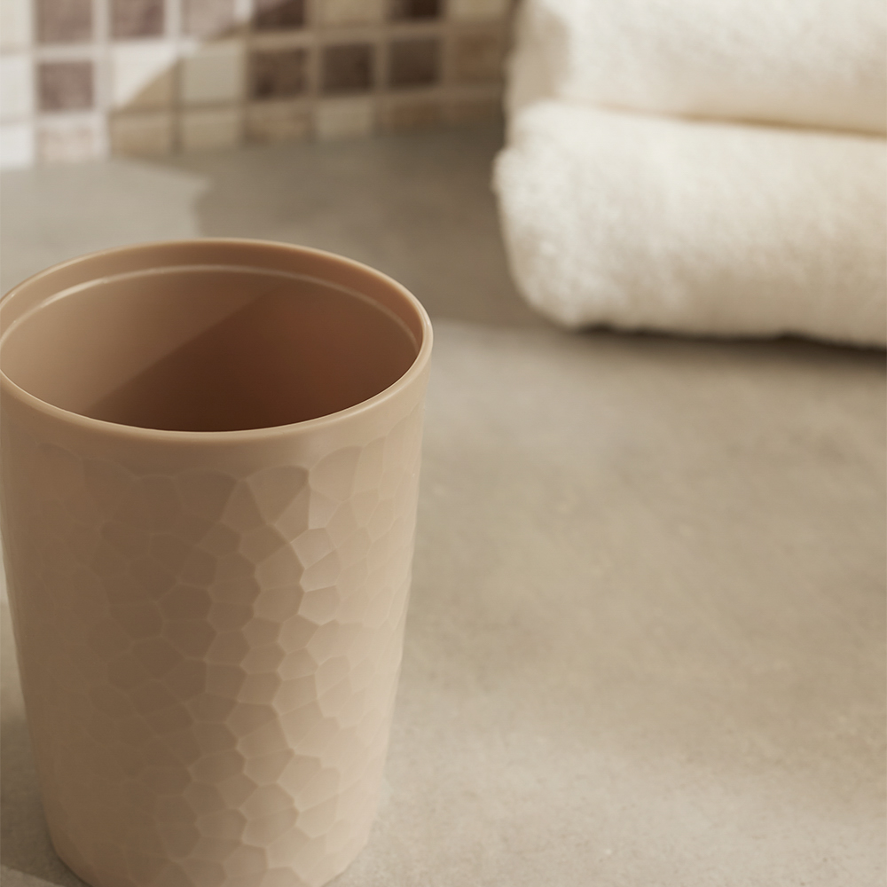 Стаканчик для ванной "Tule" 350мл, бежевый, арт.№ 463-422