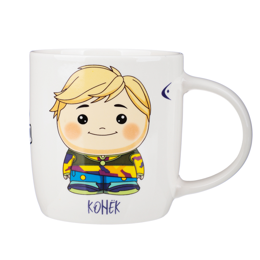 BY Русские Супергерои Конёк Кружка 360мл, фарфор, подарочная упаковка, арт.№ 806-576