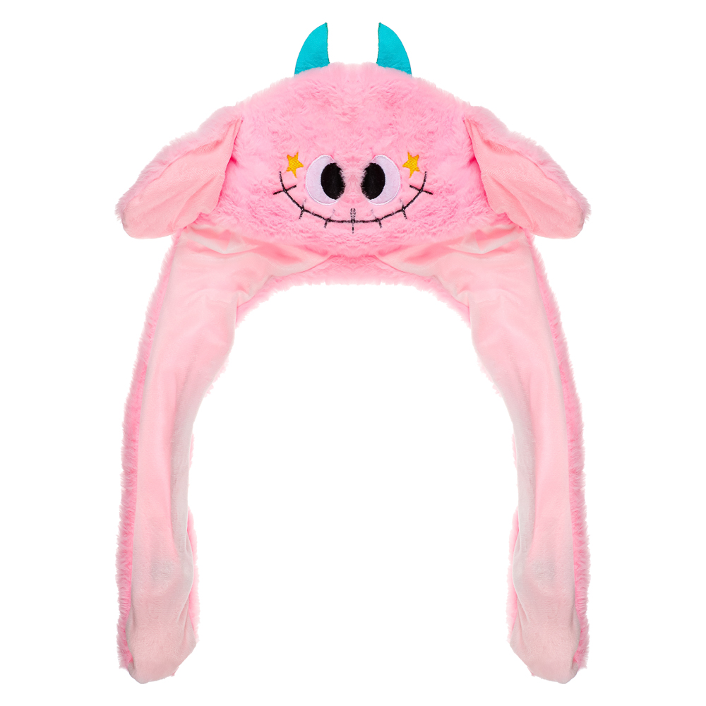 МЕШОК ПОДАРКОВ Шапка "Ушки-попрыгушки", свет, полиэстер, 60см, 10 дизайнов, арт.№ 254-283