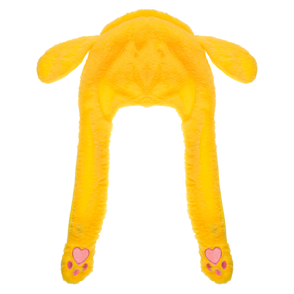 МЕШОК ПОДАРКОВ Шапка "Ушки-попрыгушки", свет, полиэстер, 60см, 10 дизайнов, арт.№ 254-283