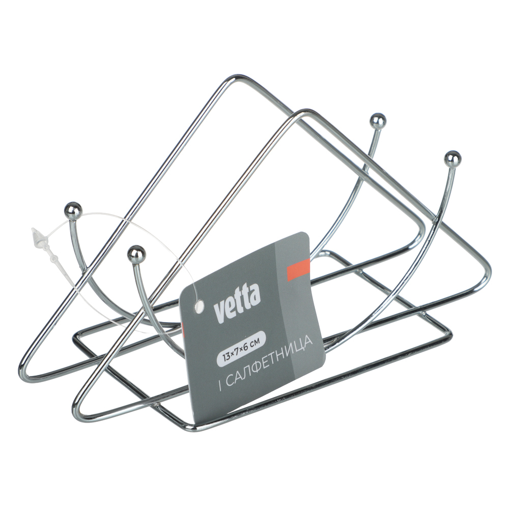 VETTA Салфетница, 13х7х6см, 3 дизайна, арт.№ 844-055