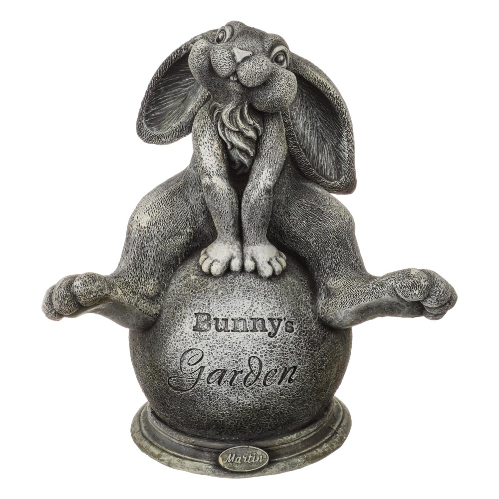 Фигура садовая "Зайчик Мартин" 40см, полистоун, арт.№ 162-249