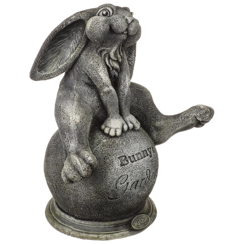 Фигура садовая "Зайчик Мартин" 40см, полистоун, арт.№ 162-249