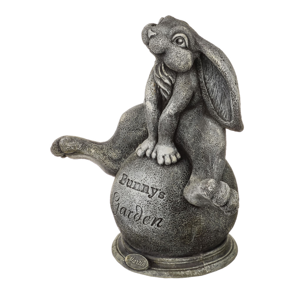 Фигура садовая "Зайчик Мартин" 40см, полистоун, арт.№ 162-249