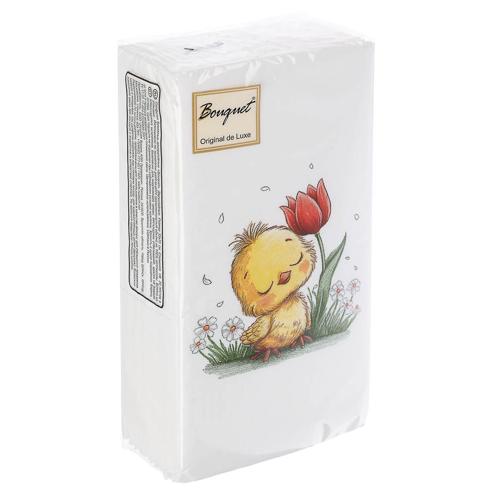 Салфетки бумажные Bouquet Пасхальный набор 1/8, 33х33см, 2сл, арт.№ 912-036