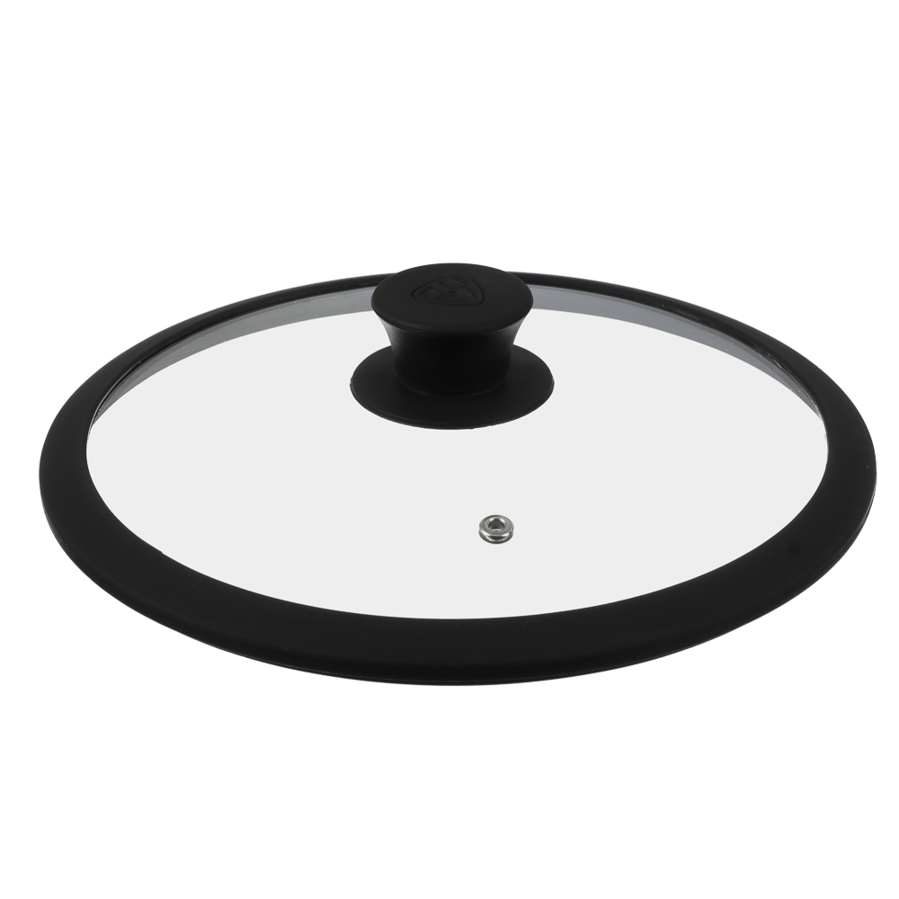 SATOSHI Крышка стекло/силикон с ручкой, 24см, арт.№ 848-067