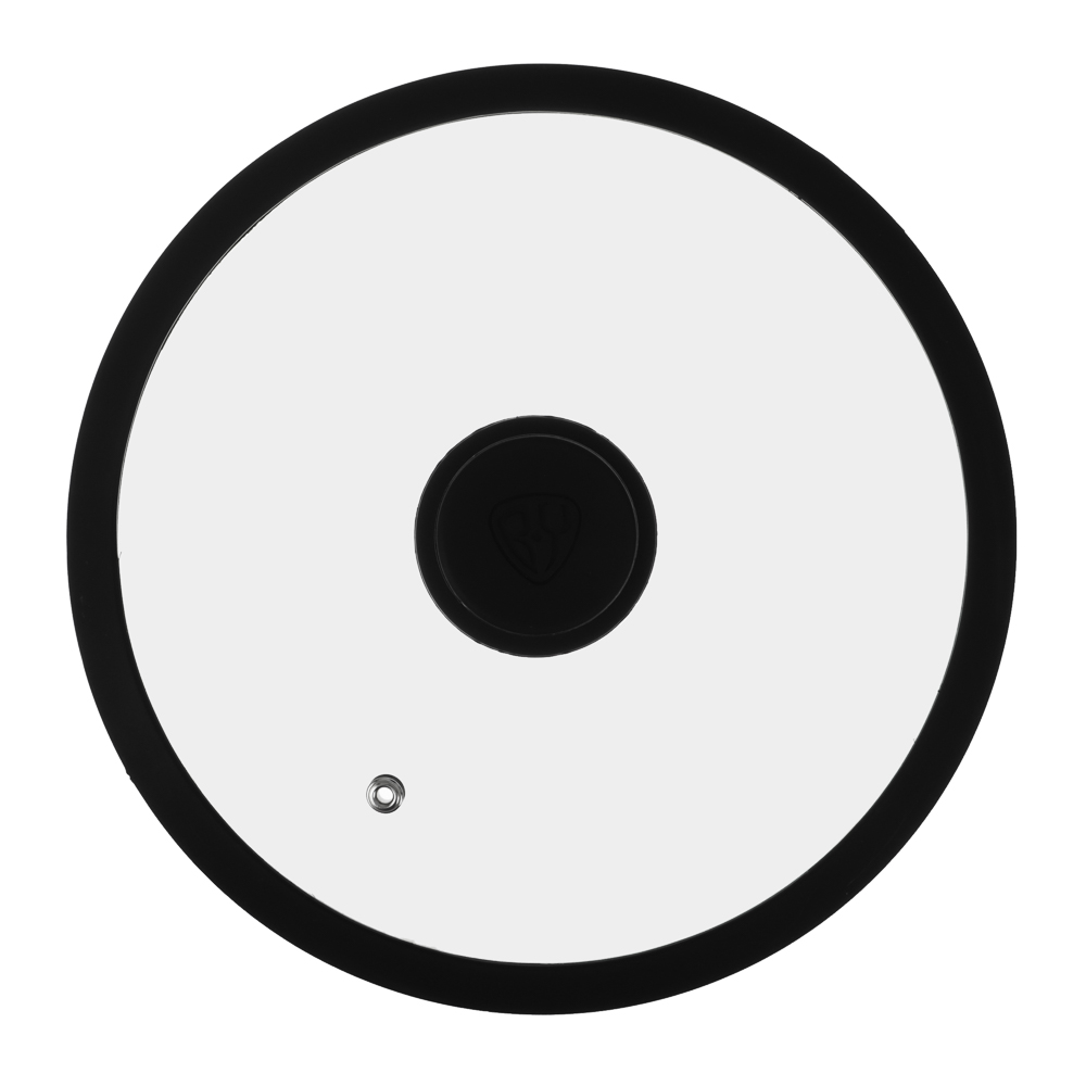 SATOSHI Крышка стекло/силикон с ручкой, 24см, арт.№ 848-067