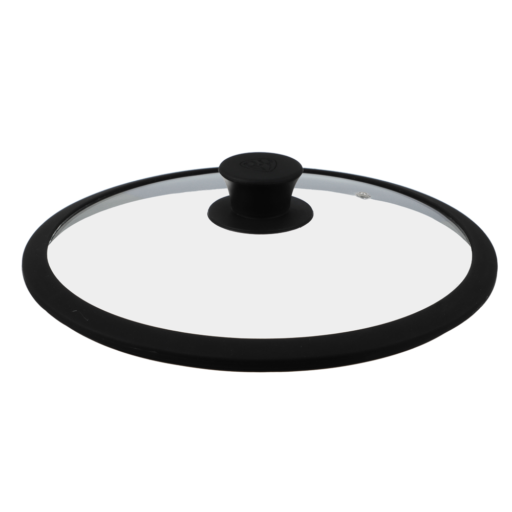 SATOSHI Крышка стекло/силикон с ручкой, 26см, арт.№ 848-068