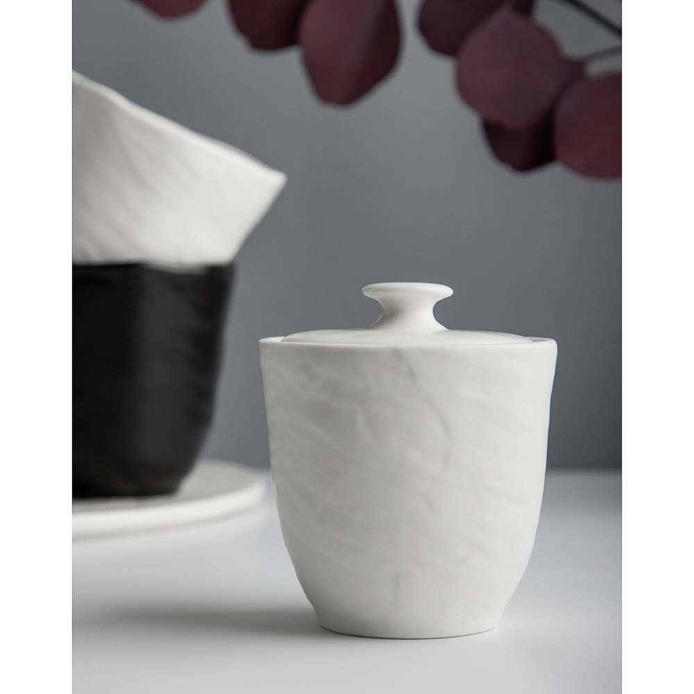 BY STAS MIKHAILOV Слейт Сахарница, 220мл, 8х8х9,5см, фарфор, арт.№ 816-396