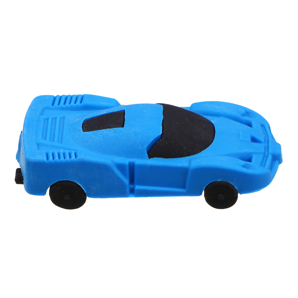 Ластик фигурный в форме машинки, 5,3х2,7х1,1см, ТПР, 4 цвета, арт.№ 607-075