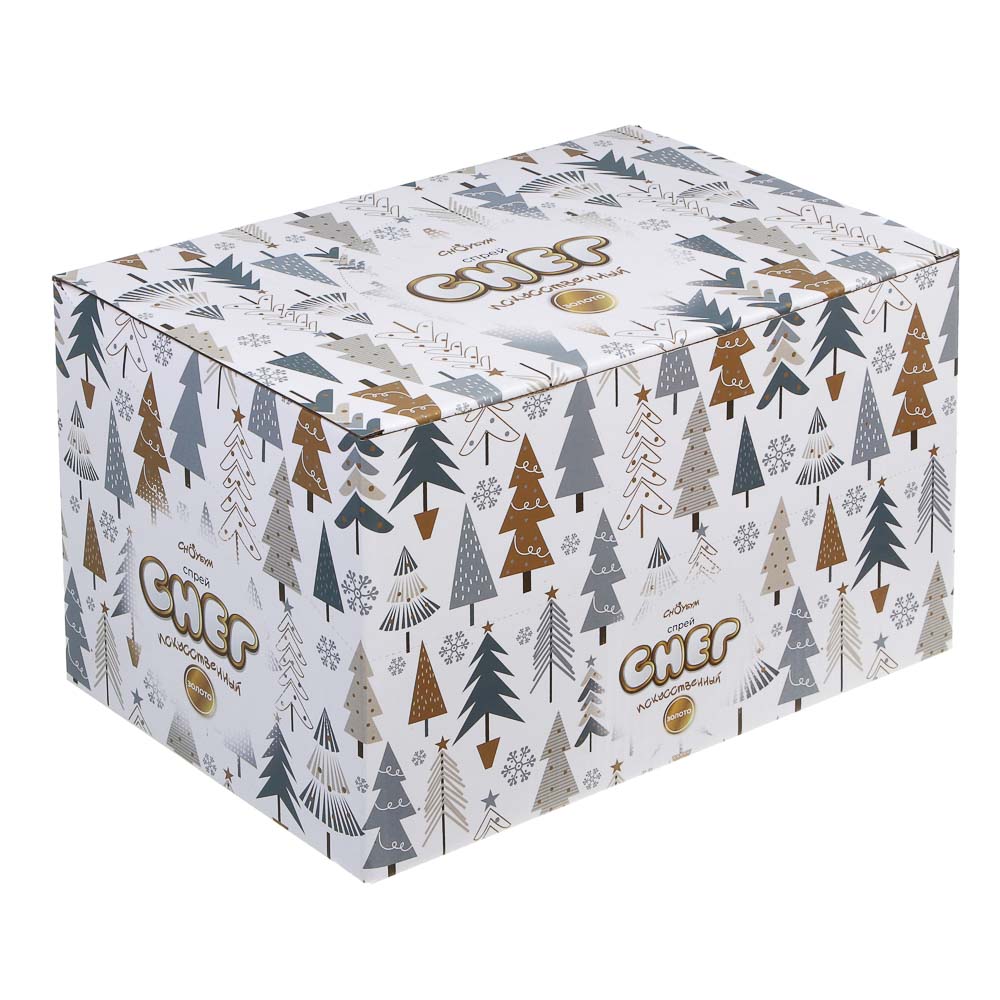 СНОУ БУМ Снег искусственный, спрей, золото, масса нетто 45 г., арт.№ 329-020