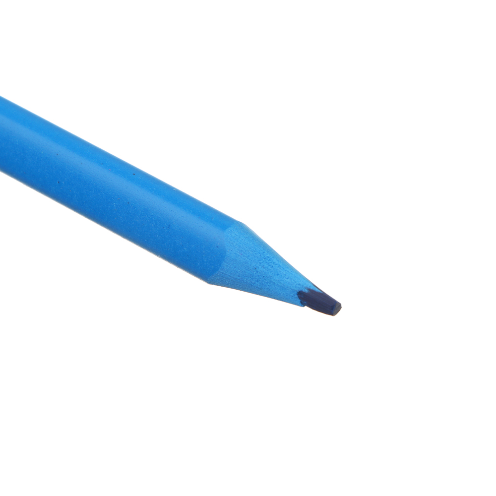 Супер-Кот Карандаши 24 цвета, 3х-гранные, прокрас в массе, яркий грифель, пл.бокс с печатью, "Кор", арт.№ 811-010