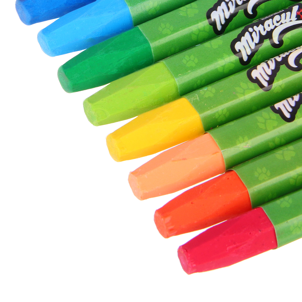 Супер-Кот Восковые карандаши "Пастель масляная", 12 цветов, в картонной коробке, серия "Кор", арт.№ 811-011