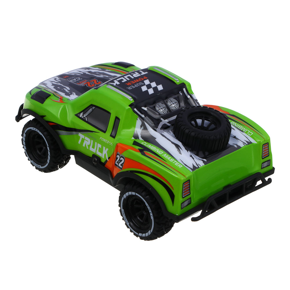 ИГРОЛЕНД Машина на РУ "Воин Дорог", 4-канальн.пульт, свет, 5хАА, PVC, ABS, TRP, 33х17х11см, 2 диз, арт.№ 293-225