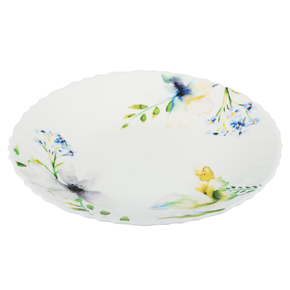 MILLIMI Шабер Тарелка десертная, опаловое стекло, 19см, арт.№ 818-869