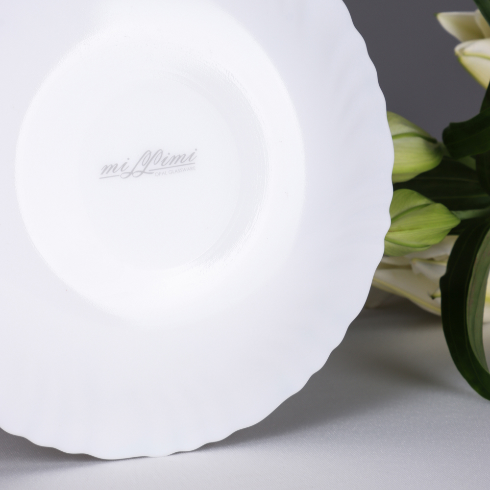MILLIMI Шабер Тарелка десертная, опаловое стекло, 19см, арт.№ 818-869