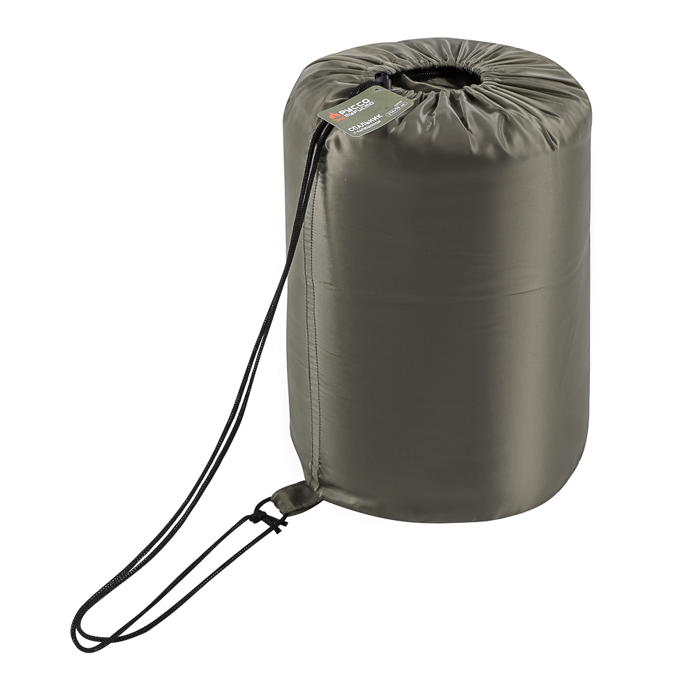 Спальник с капюшоном Экстрим тм РУССО ТУРИСТО, 210х75см, полиэстер 170T, 1300гр., 350г/м2, -10С, арт.№ 122-048