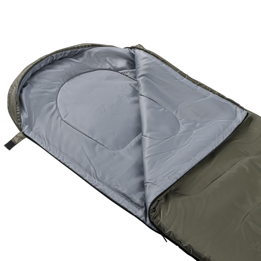 Спальник с капюшоном Экстрим тм РУССО ТУРИСТО, 210х75см, полиэстер 170T, 1300гр., 350г/м2, -10С, арт.№ 122-048