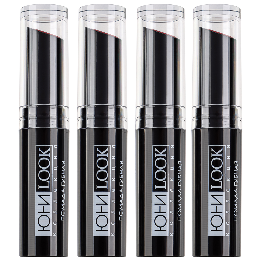 ЮНИLOOK Помада для губ с увлажняющим стиком, 3,5г, 4 тона, ПГ-21, арт.№ 330-420