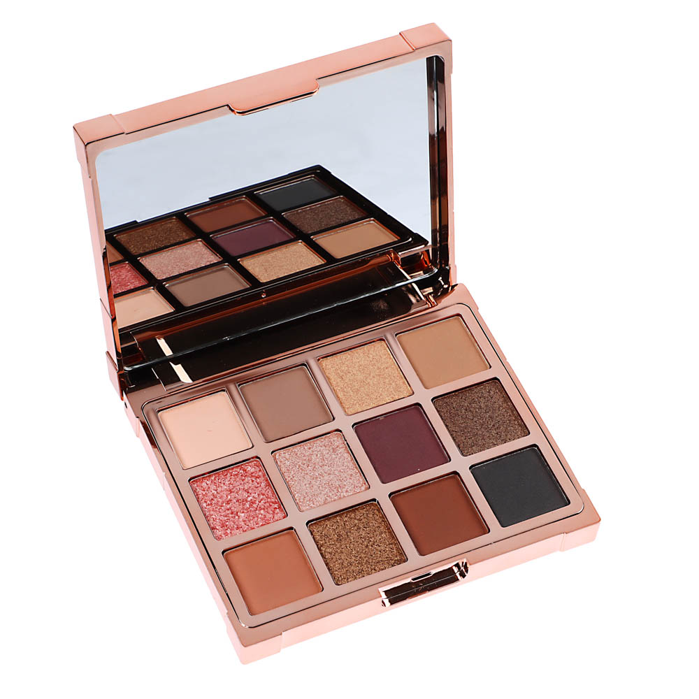 ЮНИLOOK Розовое Золото Палетка теней 12 шт, 14 г, ПР-21, арт.№ 330-438