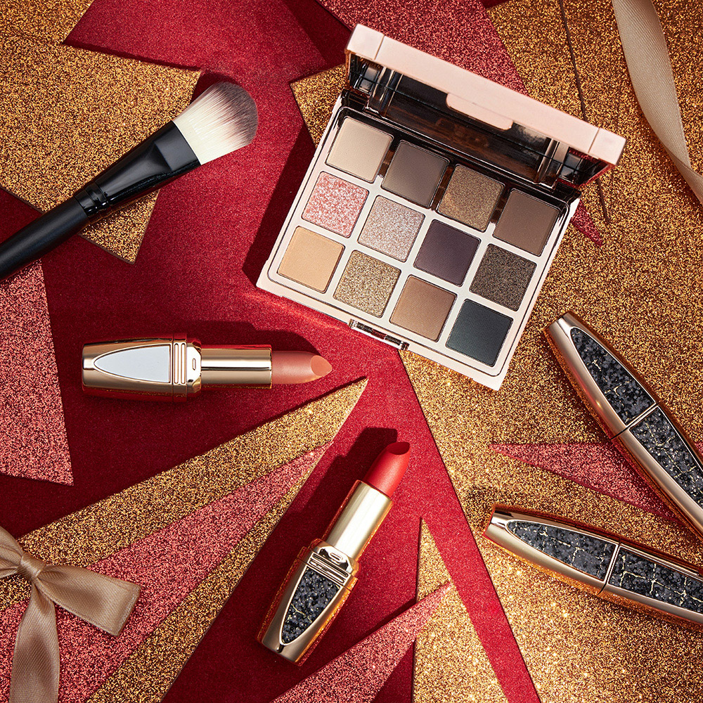 ЮНИLOOK Розовое Золото Палетка теней 12 шт, 14 г, ПР-21, арт.№ 330-438