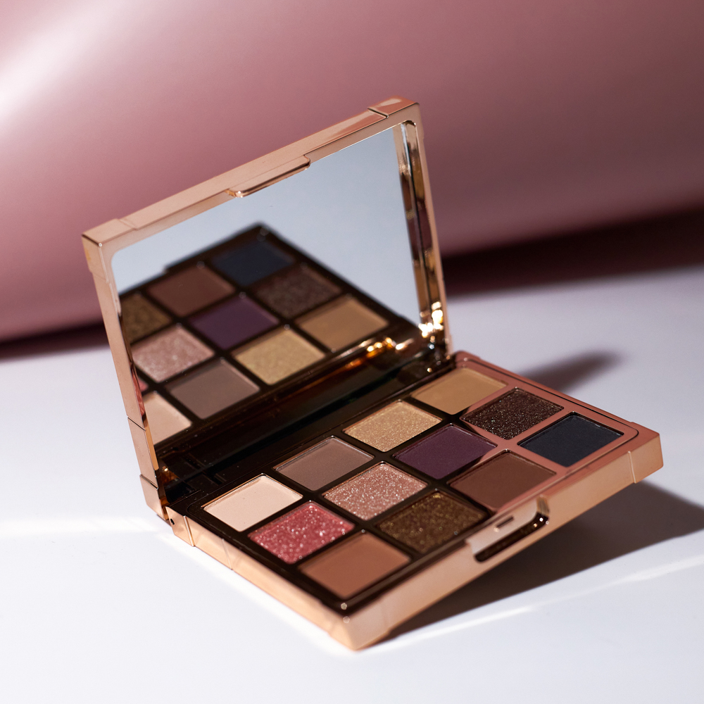 ЮНИLOOK Розовое Золото Палетка теней 12 шт, 14 г, ПР-21, арт.№ 330-438