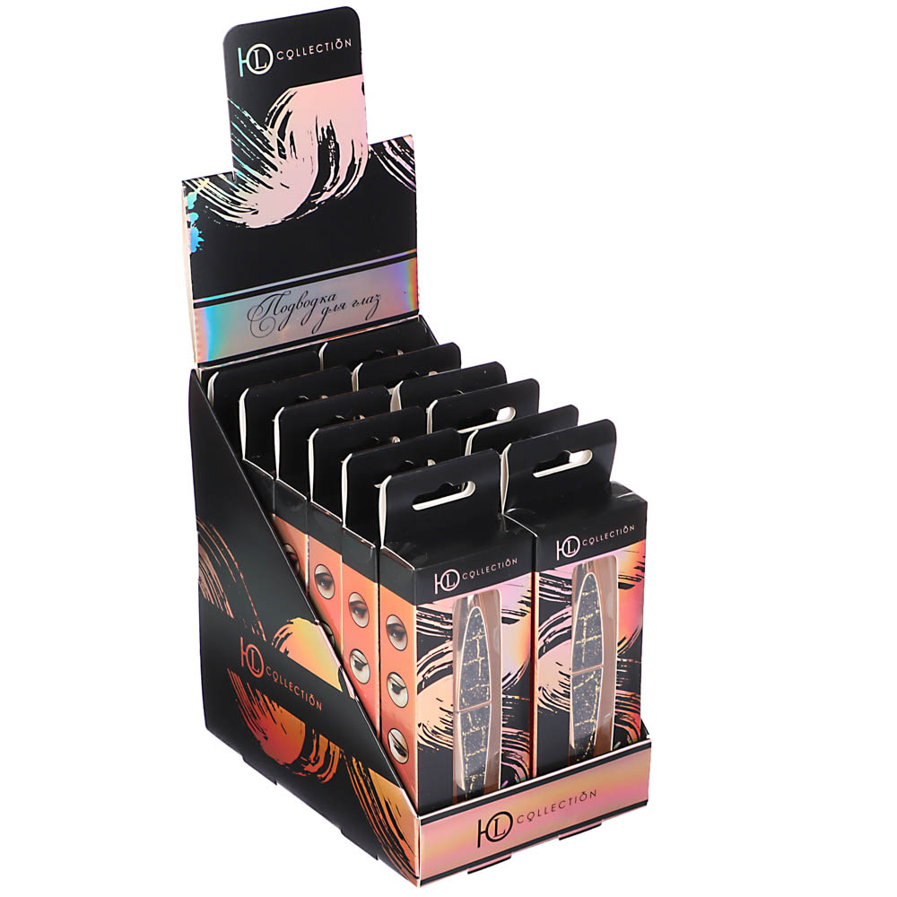 ЮНИLOOK Розовое Золото Подводка для глаз жидкая, 6 мл, черная, ПР-21, арт.№ 330-436