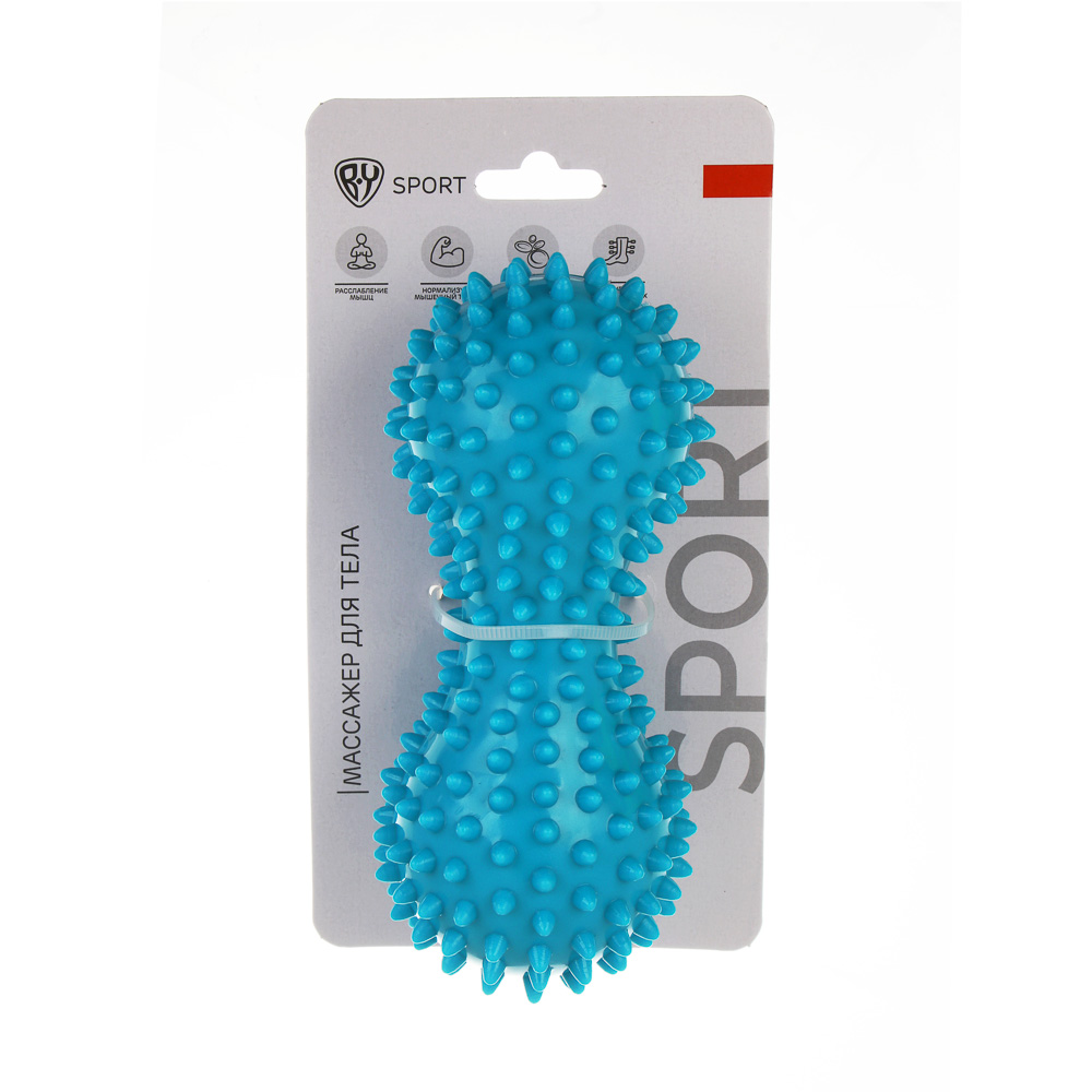 Массажер для тела тм BY SPORT, 15х7см, ПВХ, 2 цвета, арт.№ 192-122
