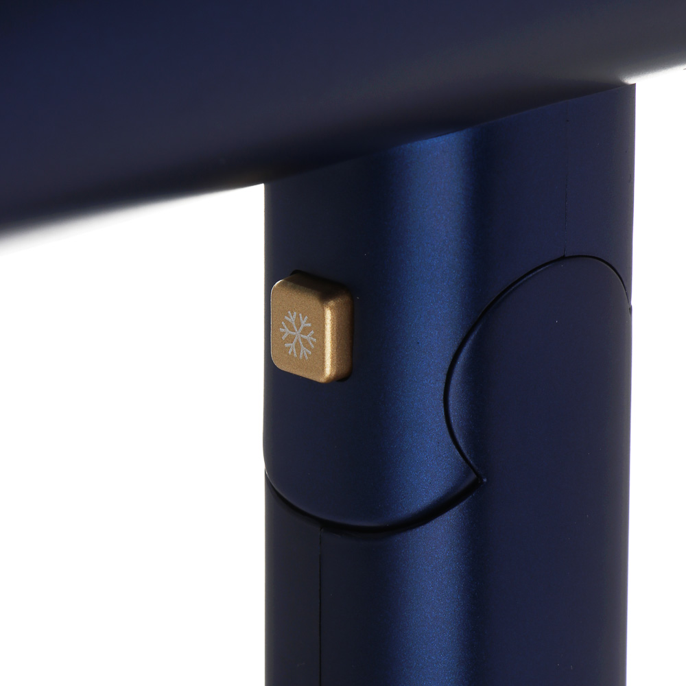 LEBEN Фен для волос, 2000 Вт, 2 скорости, 2 темп.реж., темно-синий, матовое покрытие, концентратор, арт.№ 259-231