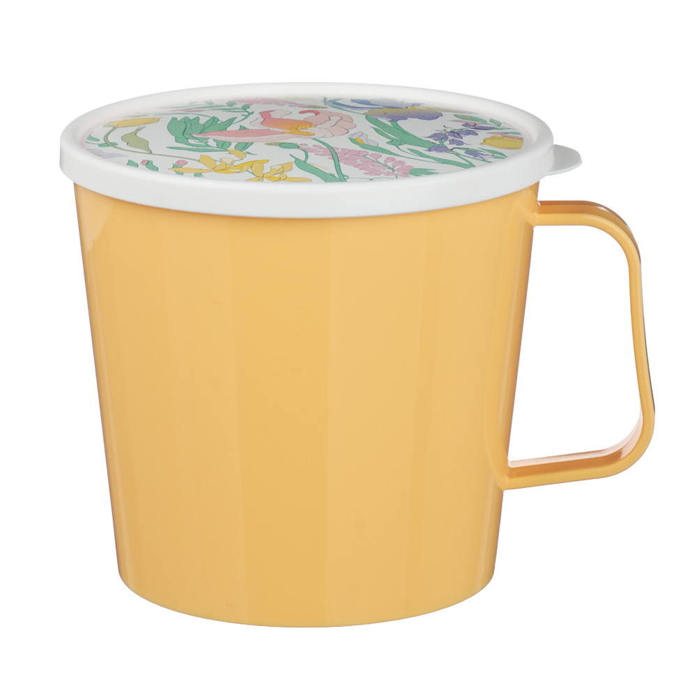 Ботаника Кружка с крышкой 750мл, пластик, 3 цвета, арт.№ 861-563