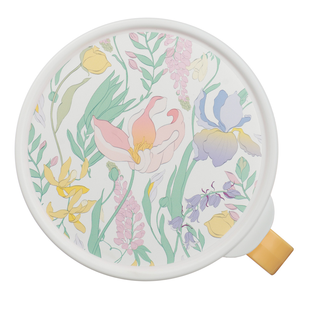 Ботаника Кружка с крышкой 750мл, пластик, 3 цвета, арт.№ 861-563